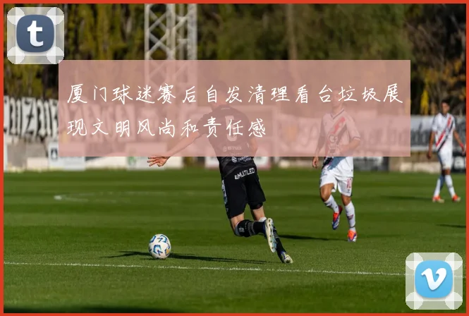 厦门球迷赛后自发清理看台垃圾展现文明风尚和责任感